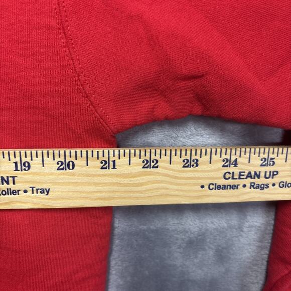 Champion Ole Miss Rebels Red Sweatshirt Crewneck Pullover Size Medium - Picture 7 of 7